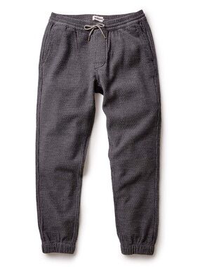 Taylor Stitch Apres Pant Charcoal Sashiko Men’s XS Organic Cotton Jogger Casual